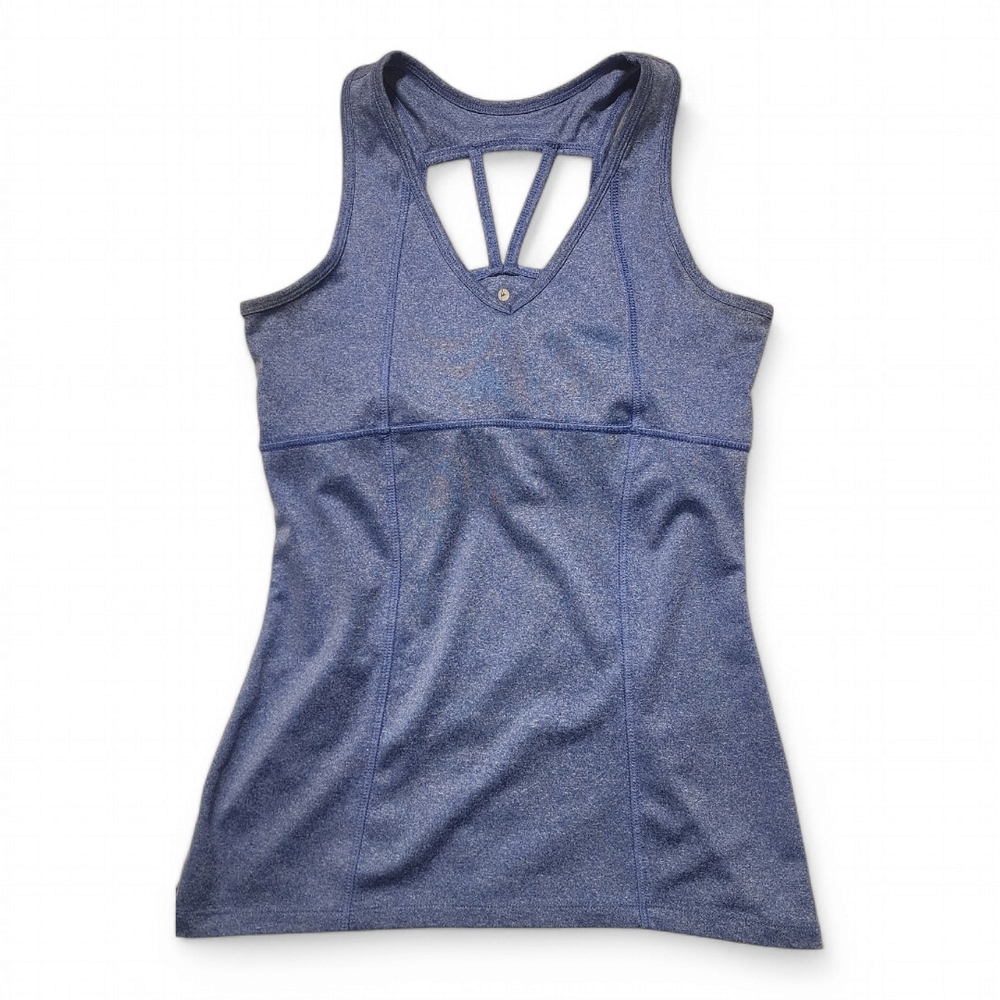 Womens Blue Athletic Tank Top, Size Small